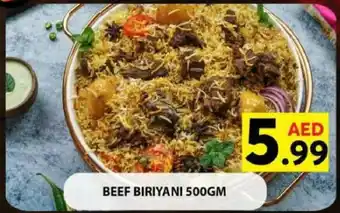 Grand Mall Sharjah BEEF BIRIYANI 500GM offer