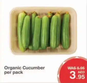 Choithrams Organic Cucumber per pack offer