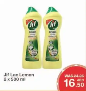 Choithrams Jif Lac Lemon 2 x 500 ml offer
