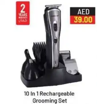 Grand Hyper Market 10 In 1 Rechargeable Grooming Set offer