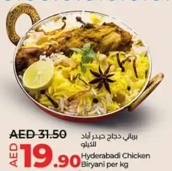 Lulu Hypermarket Hyderabadi Chicken Biryani per kg offer