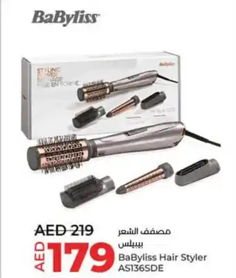 Lulu Hypermarket BaByliss Hair Styler AS136SDE offer