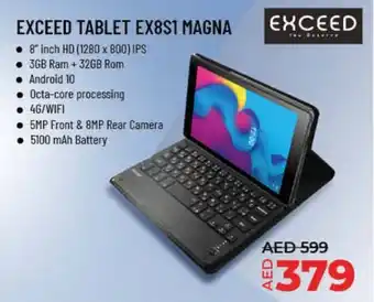 Lulu Hypermarket EXCEED TABLET EX8S1 MAGNA offer