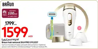 Carrefour Braun hair removal SILK PRO 5 PL5257 offer