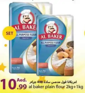 Rawabi Market Al baker plain flour 2kg+1kg offer