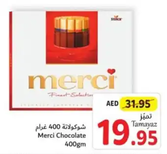 Union Coop Merci Chocolate 400gm offer