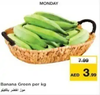 Nesto Banana Green per kg offer