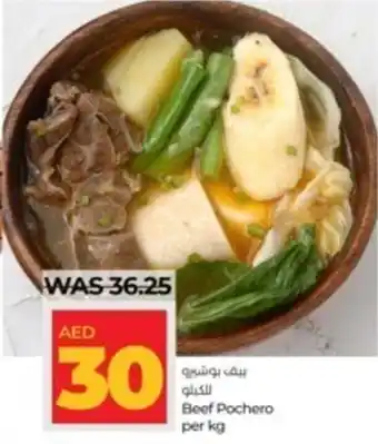 Lulu Hypermarket Beef Pochero per kg offer