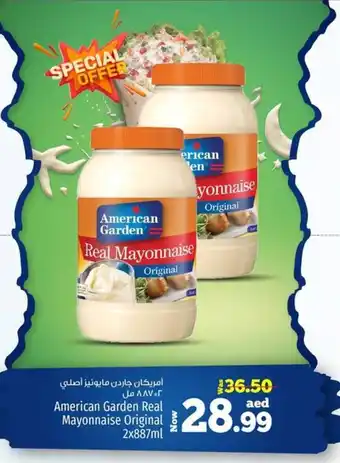 Kenz Hypermarket American Garden Real Mayonnaise Original 2x887ml offer