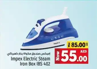 Kenz Hypermarket Impex Electric Steam Iron Box IBS 402 offer