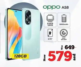 Kenz Hypermarket oppo A58 offer