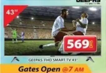 Grand Hyper Market GEEPAS FHD SMART TV 43 offer