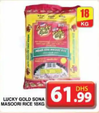 Grand Hyper Market LUCKY GOLD SONA MASOORI RICE 18kg offer