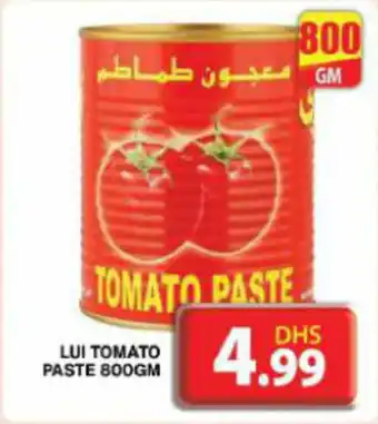 Grand Hyper Market LUI TOMATO PASTE 800gm offer