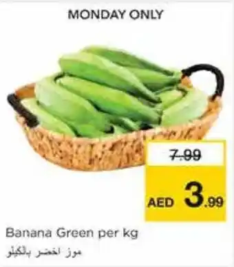 Nesto Banana Green per kg offer
