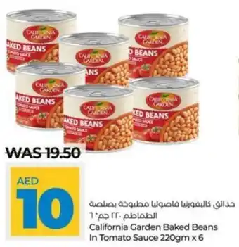 Lulu Hypermarket California Garden Baked Beans In Tomato Sauce 220gm x 6 offer