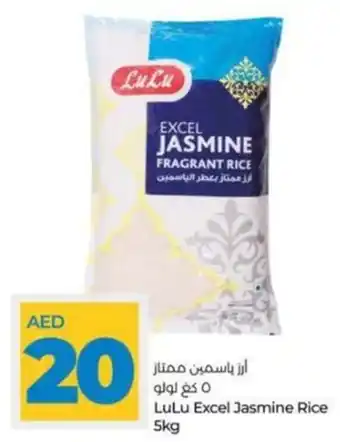 Lulu Hypermarket Excel Jasmine Rice 5kg offer