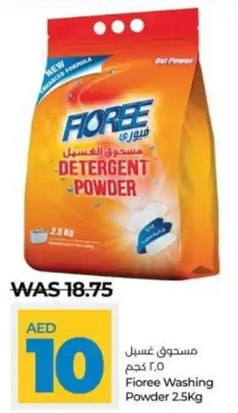 Lulu Hypermarket Fioree Washing Powder 2.5kg offer