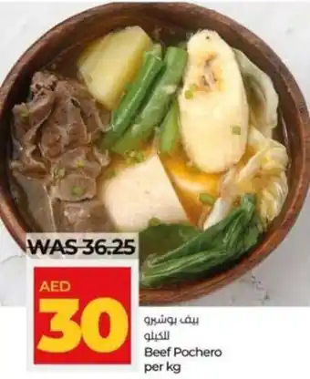 Lulu Hypermarket Beef Pochero per kg offer