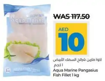 Lulu Hypermarket Aqua Marine Pangasius Fish Fillet 1 kg offer