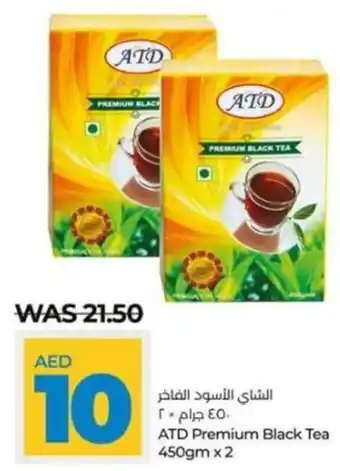 Lulu Hypermarket ATD Premium Black Tea 450gm x 2 offer