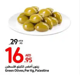 Carrefour Green Olives Per Kg offer