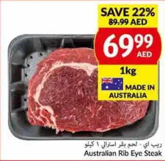 Viva Australian Rib Eye Steak 1kg offer