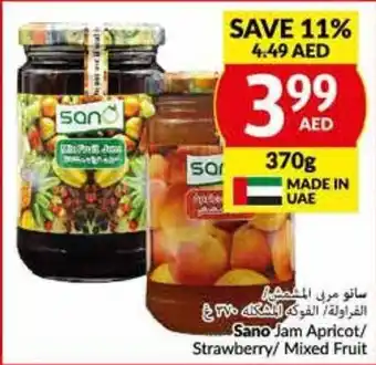 Viva Sano Jam Apricot / Strawberry / Mixed Fruit 370g offer