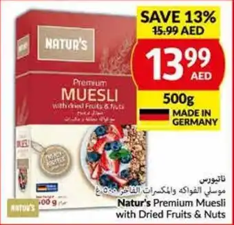 Viva Natur's Premium Muesli with Dried Fruits & Nuts 500g offer