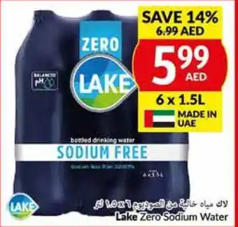 Viva Lake Zero Sodium Water 6 x 1.5L offer