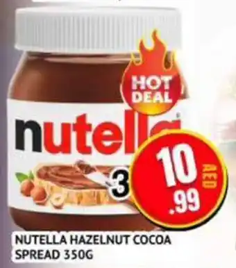 Abraj Al Madina NUTELLA HAZELNUT COCOA SPREAD 350g offer