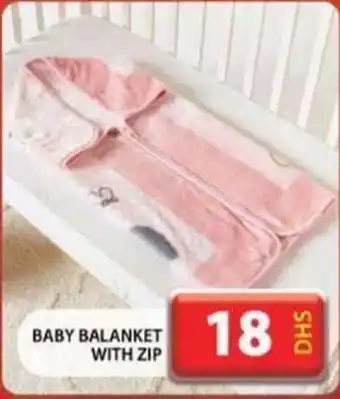 Grand Mall Sharjah BABY BALANKET WITH ZIP offer