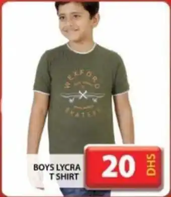 Grand Mall Sharjah BOYS LYCRA TSHIRT offer