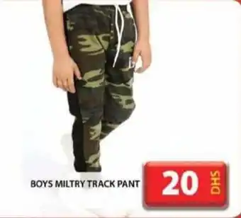 Grand Mall Sharjah BOYS MILTRY TRACK PANT offer