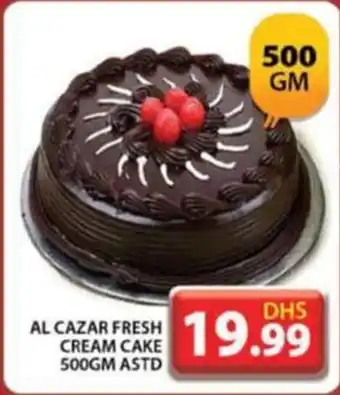 Grand Mall Sharjah AL CAZAR FRESH CREAM CAKE 500GM ASTD offer