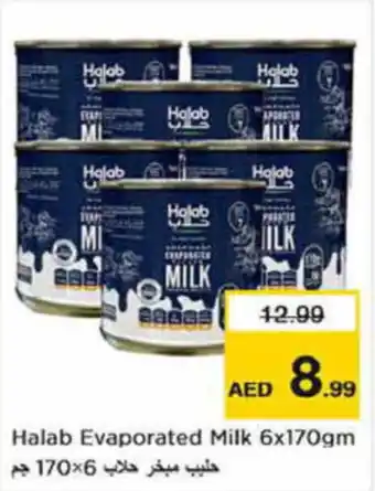 Last Chance Halab Evaporated Milk 6 x 170gm offer