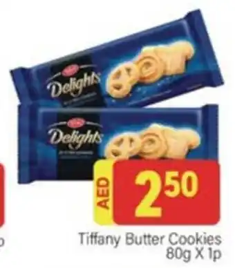 City Retail Supermarket Tiffany Butter Cookies 80g X 1p offer