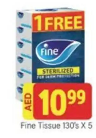 City Retail Supermarket Fine Tissue 130s X 5 offer