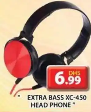 Grand Mall Sharjah EXTRA BASS XC 450 HEAD PHONE offer