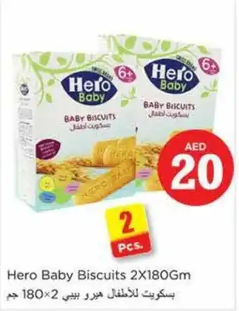 Nesto Hero Baby Biscuits 2X180Gm offer