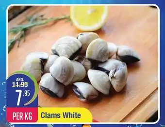 West Zone Supermarket Clams White PER KG offer