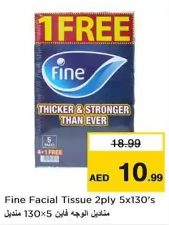Nesto Fine Facial Tissue 2ply 5x130's offer