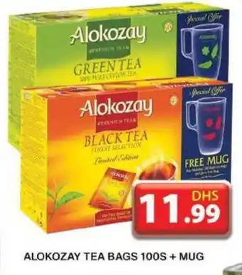 Grand Hyper Market ALOKOZAY TEA BAGS 100S + MUG offer