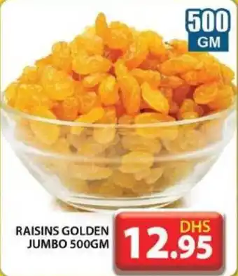 Grand Hyper Market RAISINS GOLDEN JUMBO 500GM offer