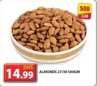 Grand Hyper Market ALMONDS 27 30 500GM offer