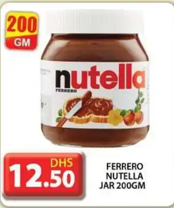 Grand Hyper Market FERRERO NUTELLA JAR 200GM offer
