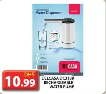 Grand Hyper Market DELCASA DC3139 RECHARGEABLE WATER PUMP offer