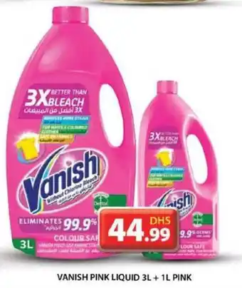 Grand Hyper Market VANISH PINK LIQUID 3L + 1L PINK offer