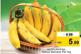 Nesto Yellow Banana Per Kg offer