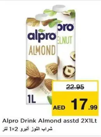 Nesto Alpro Drink Almond asstd 2X1Lt offer